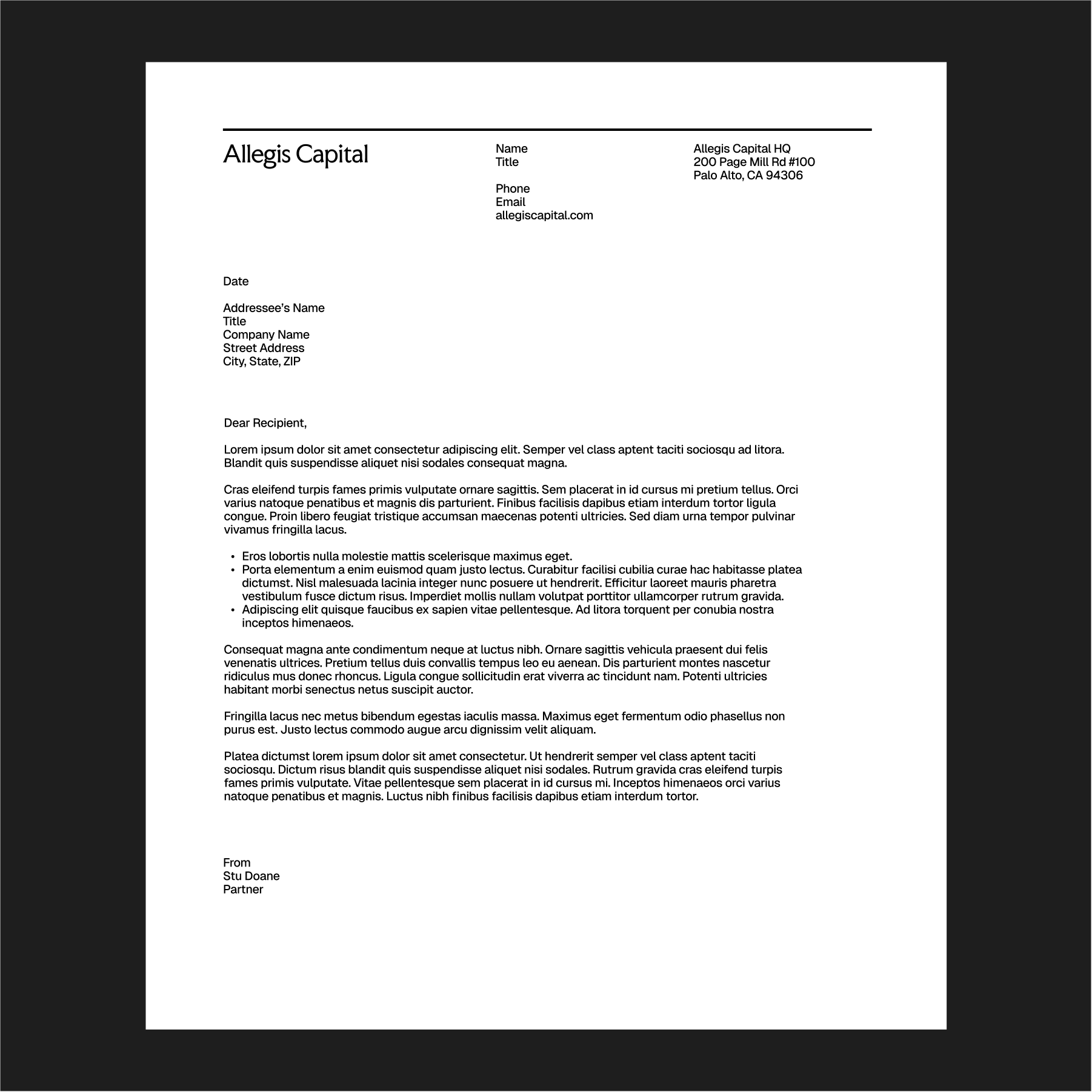 Allegis Capital project frame 12